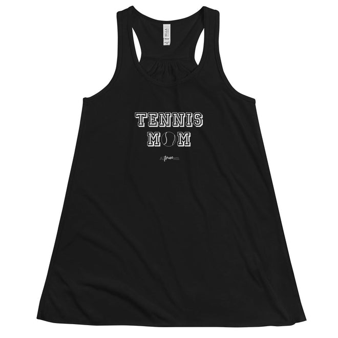 Tennis Mom Flowy Racerback Tank - altruesm