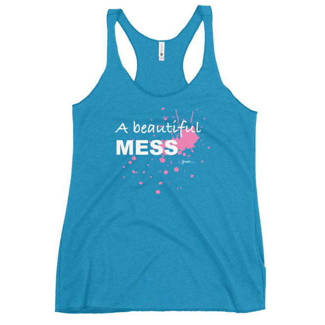 A Beautiful Mess Racerback Tank - altruesm