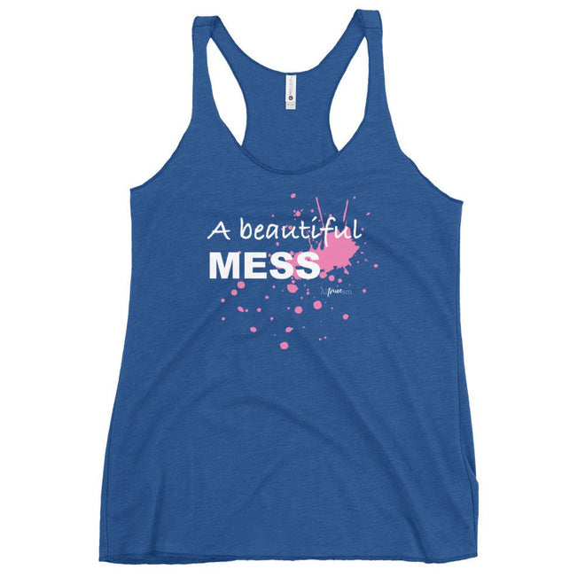 A Beautiful Mess Racerback Tank - altruesm