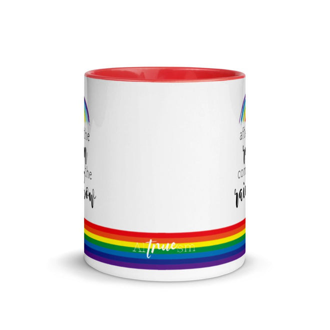 After the Rain Comes the Rainbow Mug - altruesm