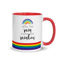 After the Rain Comes the Rainbow Mug - altruesm