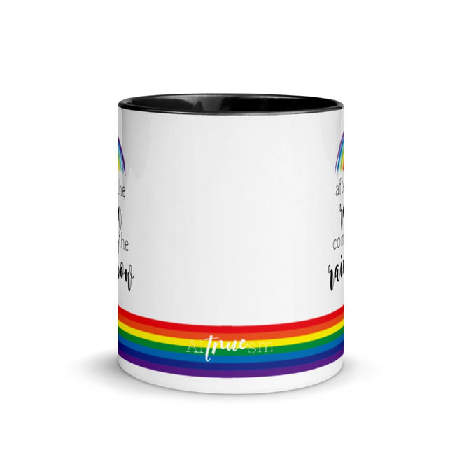 After the Rain Comes the Rainbow Mug - altruesm