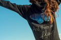 And Then She Flew Butterfly Premium Hoodie - altruesm
