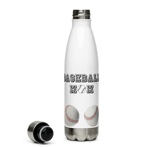 Baseball Mom Stainless Steel Water Bottle - altruesm