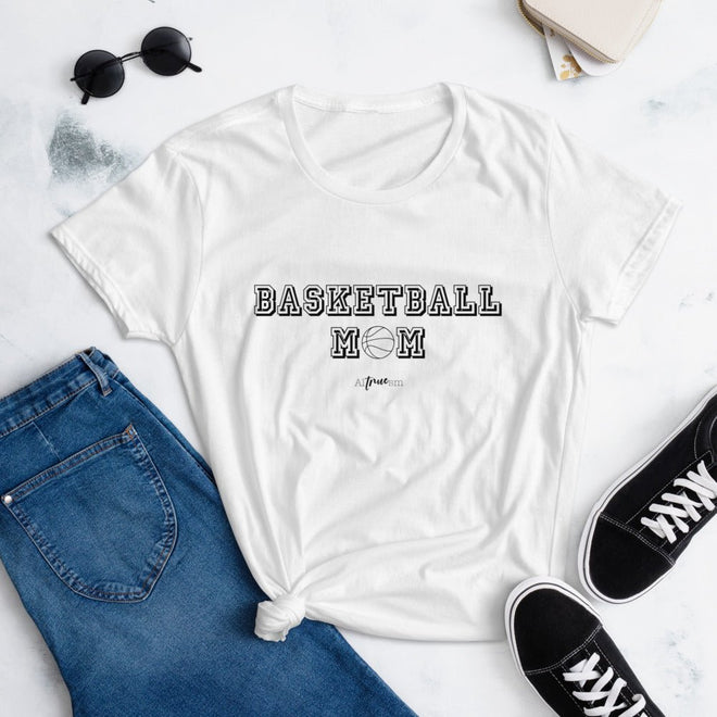 Basketball Mom Short Sleeve T-Shirt - altruesm