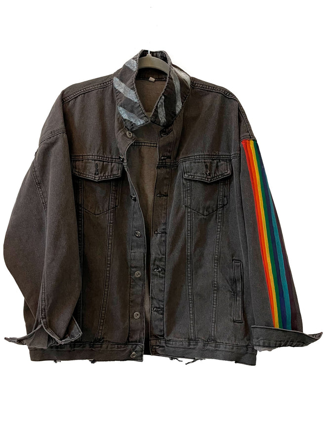 Don't Let Your Colors Fade Jean Jacket - altruesm