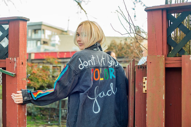 Don't Let Your Colors Fade Jean Jacket - altruesm