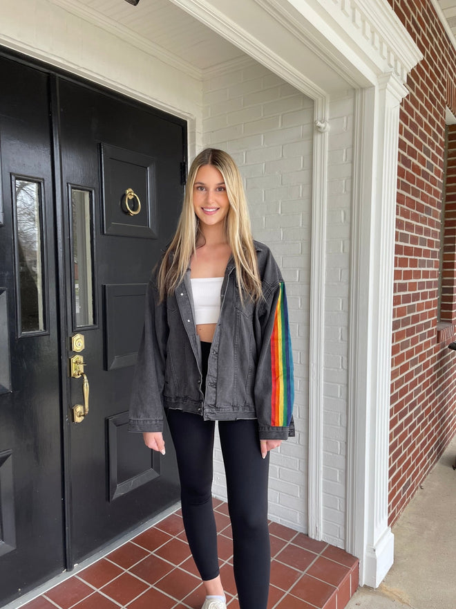 Don't Let Your Colors Fade Jean Jacket - altruesm
