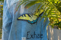 Exhale Butterfly Jean Jacket - altruesm