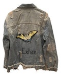 Exhale Butterfly Jean Jacket - altruesm