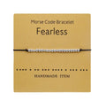 Fearless Morse Code Bracelet - altruesm