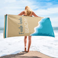 Feelin Kinda Beachy Beach Towel - altruesm