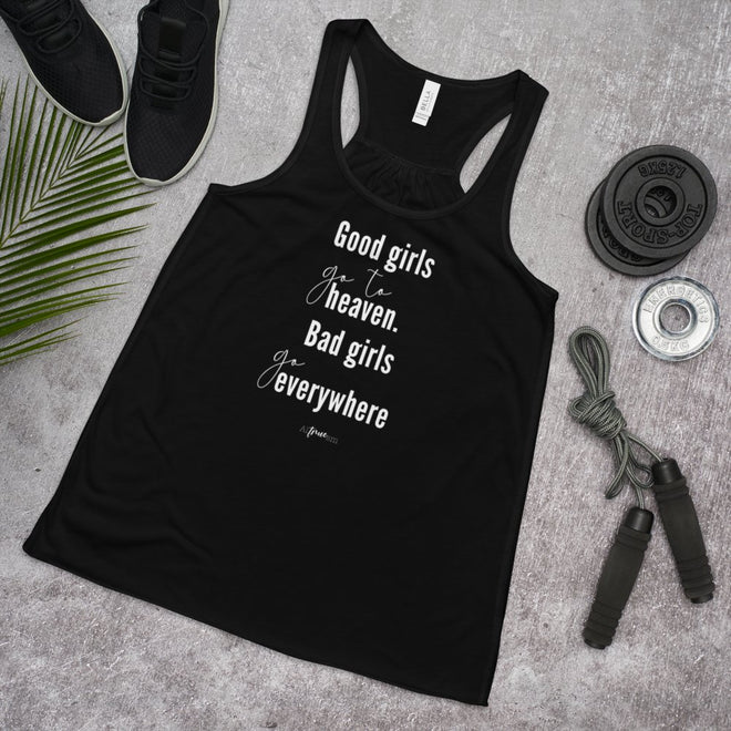 Good Girls Flowy Racerback Tank - altruesm