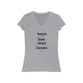 Good Girls Go to Heaven Short Sleeve V - Neck Tee - altruesm
