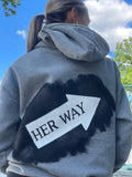 Her Way Premium Hoodie - altruesm