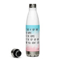 Hip Hop Bunny Stainless Steel Water Bottle - altruesm
