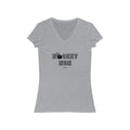 Hockey Mom Short Sleeve V - Neck Tee - altruesm
