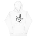 I Love You Sign Language Premium Hoodie - altruesm