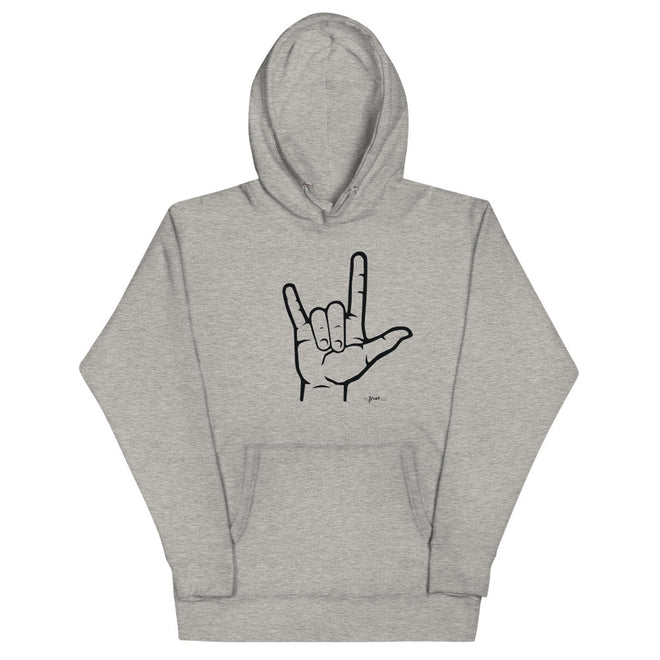 I Love You Sign Language Premium Hoodie - altruesm