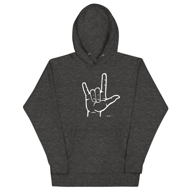 I Love You Sign Language Premium Hoodie - altruesm