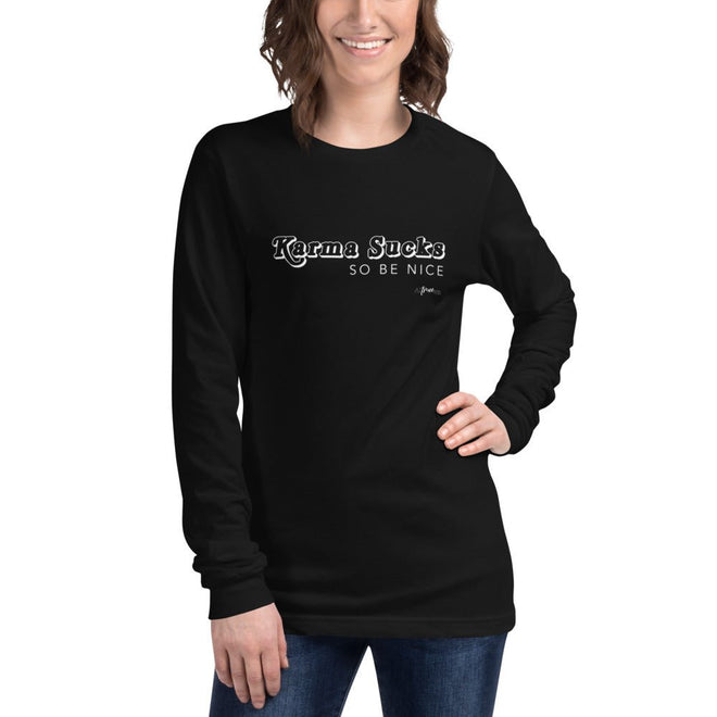 Karma Sucks Long Sleeve Tee - altruesm