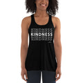Kindness Flowy Racerback Tank - altruesm