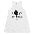Love You Berry Much Flowy Racerback Tank - altruesm