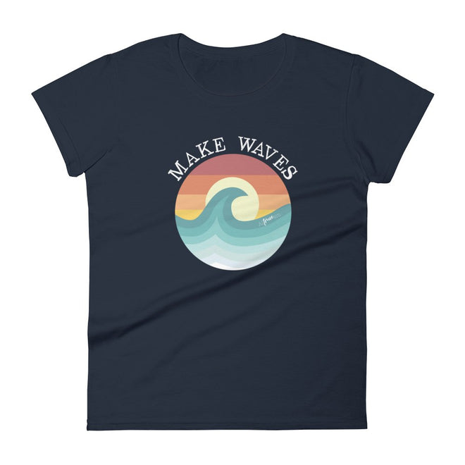 Make Waves Short Sleeve T-Shirt - altruesm