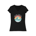Make Waves Short Sleeve V - Neck Tee - altruesm