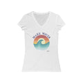 Make Waves Short Sleeve V - Neck Tee - altruesm