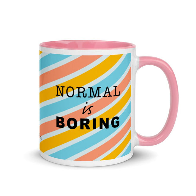 Normal is Boring Mug - altruesm