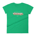 Not Old, Just Vintage Short Sleeve T-Shirt - altruesm