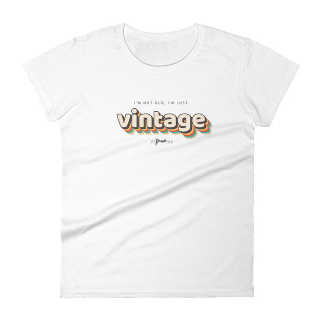 Not Old, Just Vintage Short Sleeve T-Shirt - altruesm