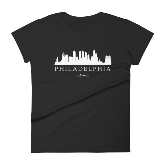 Philadelphia Skyline Short Sleeve T-Shirt - altruesm