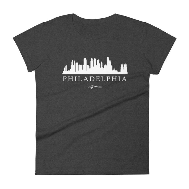 Philadelphia Skyline Short Sleeve T-Shirt - altruesm