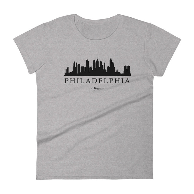 Philadelphia Skyline Short Sleeve T-Shirt - altruesm