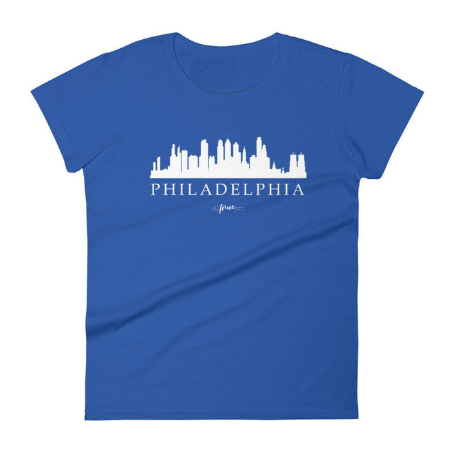 Philadelphia Skyline Short Sleeve T-Shirt - altruesm
