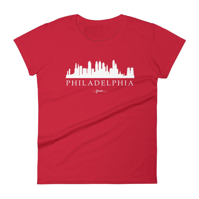 Philadelphia Skyline Short Sleeve T-Shirt - altruesm