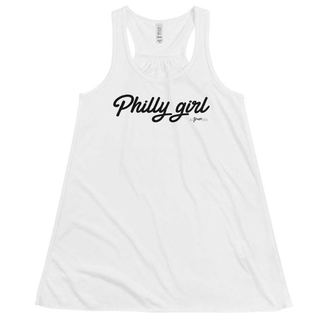 Philly Girl Flowy Racerback Tank - altruesm