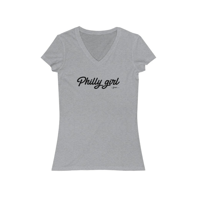 Philly Girl Short Sleeve V - Neck Tee - altruesm
