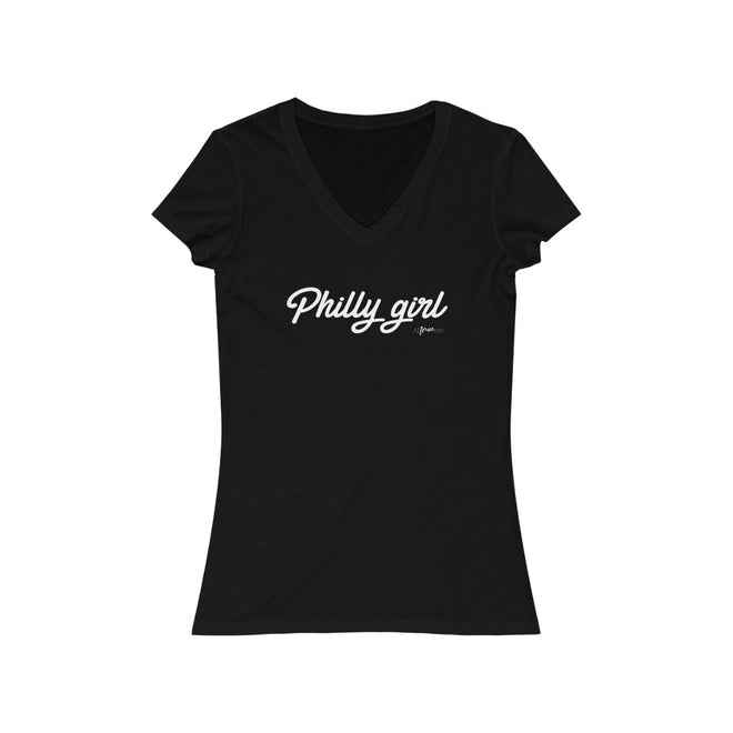 Philly Girl Short Sleeve V - Neck Tee - altruesm