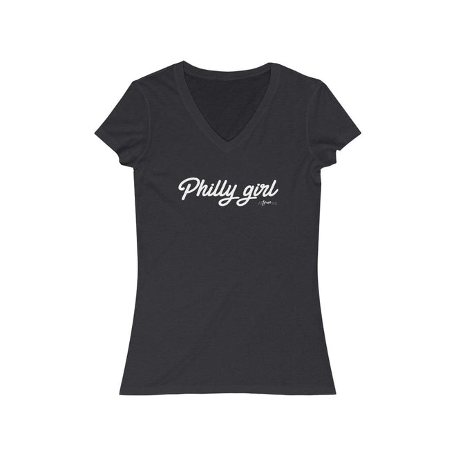 Philly Girl Short Sleeve V - Neck Tee - altruesm