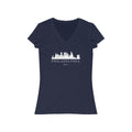 Philly Skyline Short Sleeve V - Neck Tee - altruesm