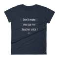 Teacher Voice Short Sleeve T-Shirt - altruesm