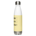 Teacher Voice Stainless Steel Water Bottle - altruesm