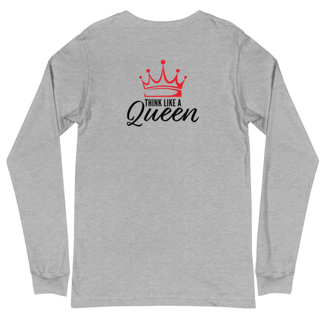 Think Like a Queen Long Sleeve Tee - altruesm