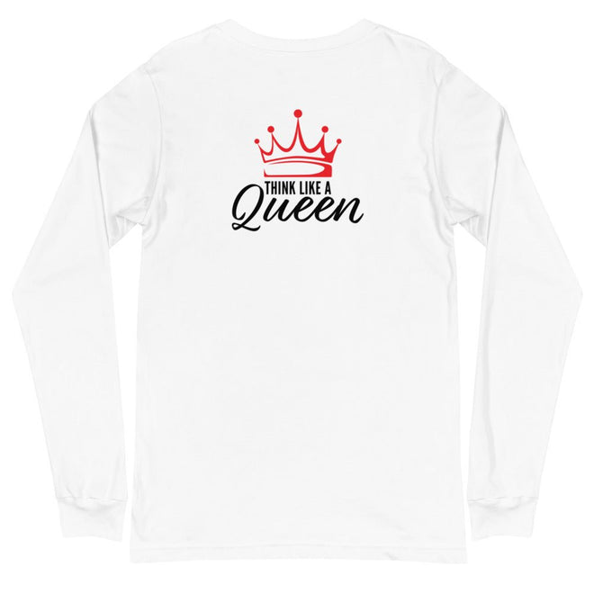 Think Like a Queen Long Sleeve Tee - altruesm