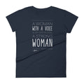 Woman with a Voice Short Sleeve T-Shirt - altruesm