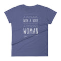 Woman with a Voice Short Sleeve T-Shirt - altruesm