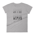 Woman with a Voice Short Sleeve T-Shirt - altruesm